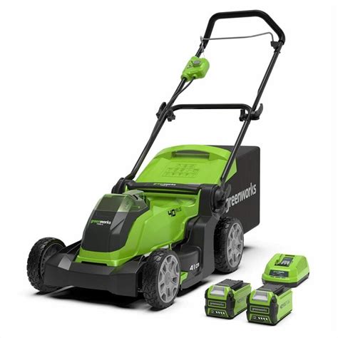 Tondeuse Greenworks 40v 2x2ah 41cm Chargeur Tecniba