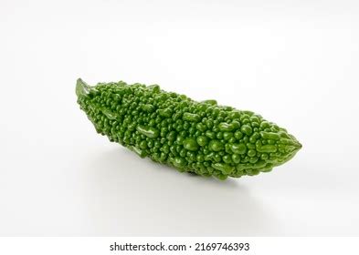 Bitter Gourd On White Background Stock Photo Shutterstock