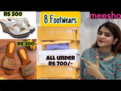 Meesho Footwear Haul Starting Rs 300 Rs 700 Heels Flats Wedges