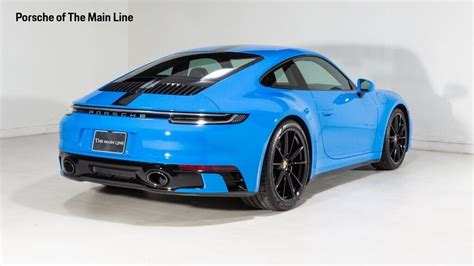 2022 Porsche 911 Carrera 4s 1414 Miles Shark Blue 2d Coupe 30l H6