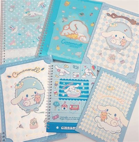 Cinnamoroll Notebook Bundle Sanrio Notebooks Japanese Kawaii Notebookskawaii Stationery Cute