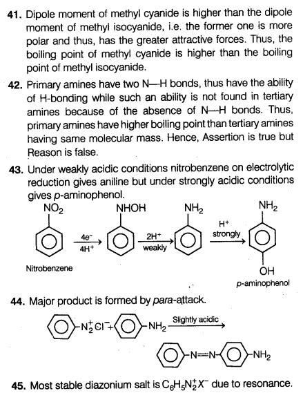 Neet Chemistry Chapter Wise Mock Test Organic Compounds Containing Nitrogen Cbse Tuts