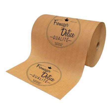 Papier Emballage Fromagerie Personnalis En Bobine Pro Bo Lesmayoux