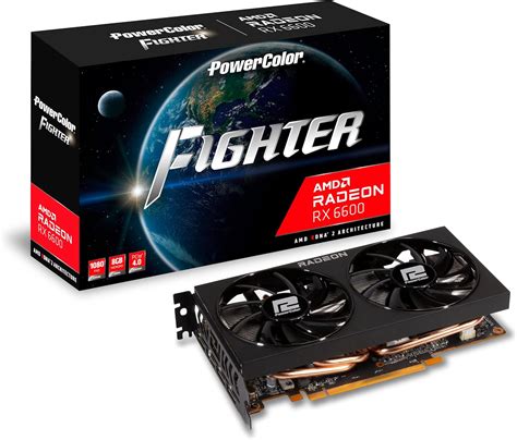 Amazon.com: PowerColor Fighter AMD Radeon RX 6600 Graphics Card with ...