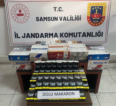 Samsun Atakum da jandarmadan büfeye baskın Samsun Haber Samsun Son