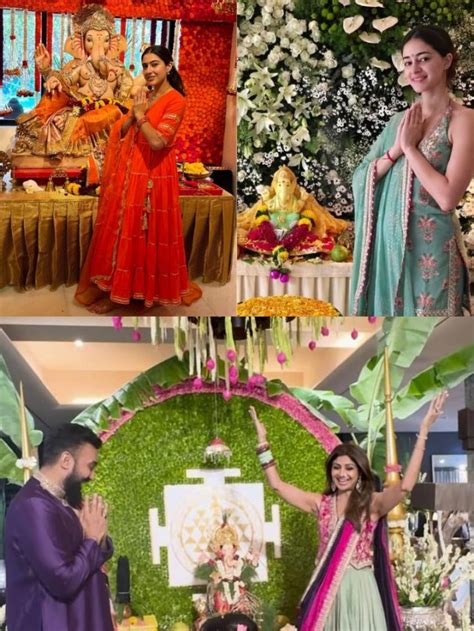 Ganesh Chaturthi 2024 Ananya Panday Shilpa Shetty And Others Begin