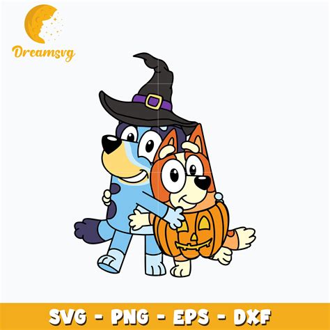 Bluey and Bingo halloween Svg, Bluey Halloween Svg – DreamSVG Store