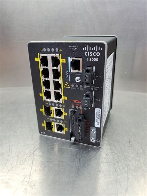 Cisco Ie2000 Ie 2000 8tc L V01 24v 1 0a Ethernet Ip Switch 3d 23