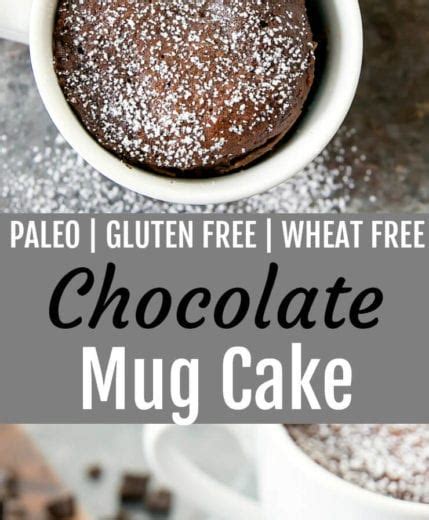 Paleo Chocolate Mug Cake - Kirbie's Cravings