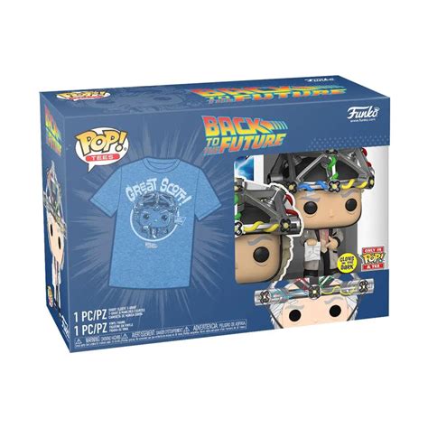 Back to the Future Funko POP figura és póló csomag Doc with Helmet