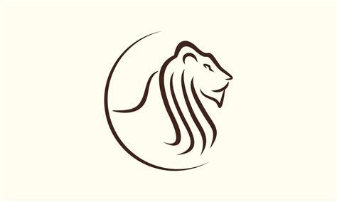 Lion Line Art Logo Template 29179613 Vector Art At Vecteezy