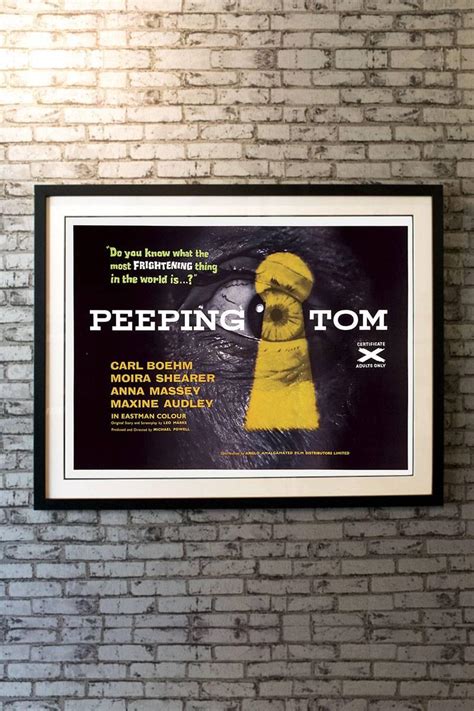 Peeping Tom Film Poster For Sale At Stdibs Peeping Tom