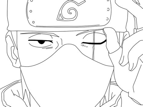 Kakashi Hatake Lineart 2 By Luishatakeuchiha On Deviantart