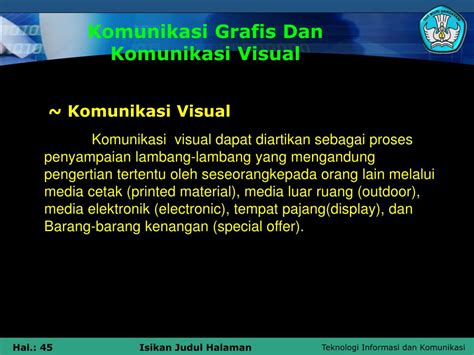 Ppt Menerapkan Prinsip Prinsip Seni Grafis Dalam Desain Komunikasi