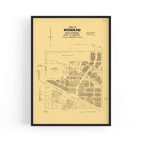 1952 Vintage Map of Woodend, Victoria Australia – Vintage Maps