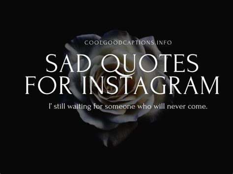 75 Sad Instagram Captions And Quotes Depressed Instagram Captions