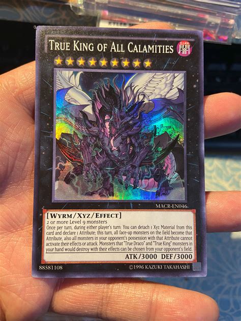 True King Of All Calamities Macr En Super Rare St Edition Nm