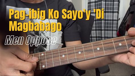 Pag Ibig Ko Sayo Y Di Magbabago Men Oppose End To End Guitar For