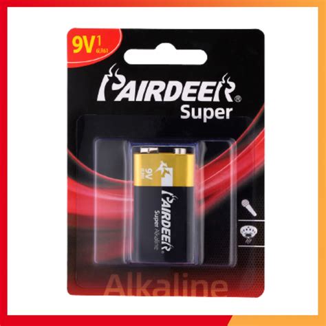 PAIRDEER SUPER ALKALINE 9V BATTERY Shopee Malaysia