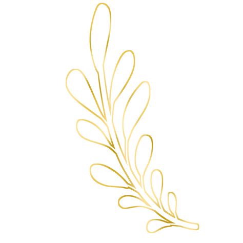 Gold Leaf Illustration 16774994 Png