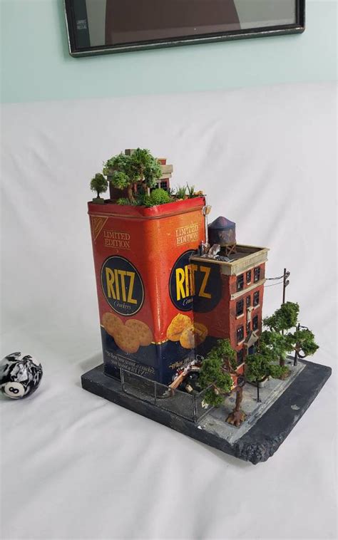 Miniature Apartment Building Etsy