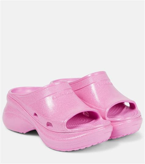 Total Imagen Balenciaga Pink Crocs Abzlocal Mx