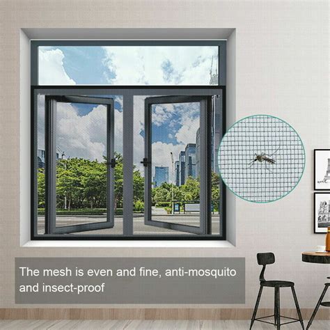 Black X New Insect Mosquito Fly Bug Window Or Door Mesh Screen