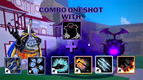 Combo One Shot With Shadow And All Melee Blox Fruits Update 17 3