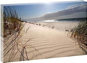 Amazon De Querfarben Bild Auf Leinwand Strandd Nen Auf Der Insel X