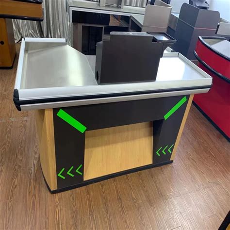 Supermarket Design Cashier Checkout Counter For Sale Buy Double Sided