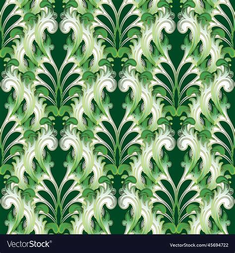 Vintage Floral Seamless Pattern Ornamental Vector Image