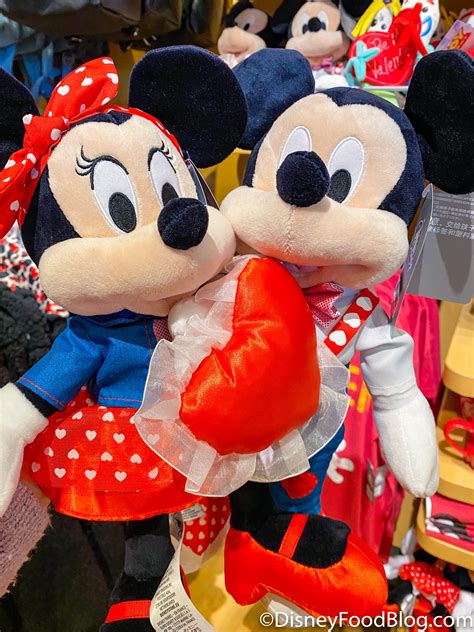 Shopdisney Mickey Minnie Mouse Valentines Day Plushes With