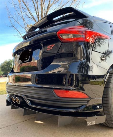 2013 2018 Ford Focus St Rear Diffuser Ventus Autoworks