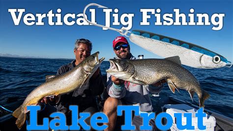 Vertical Jig Fishing Lake Trout Lake Michigan Youtube