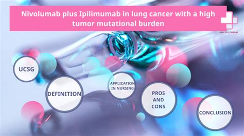 nivolumab plus ipilimumab in lung cancer with a high tumor mutational ...