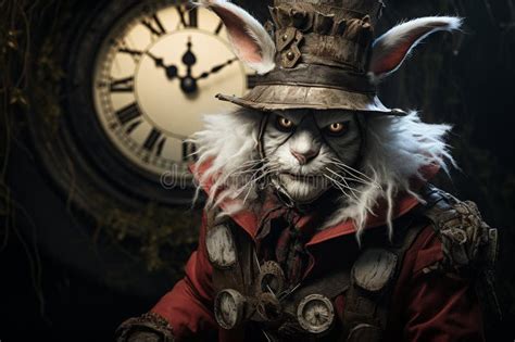 Evil White Rabbit Alice In Wonderland