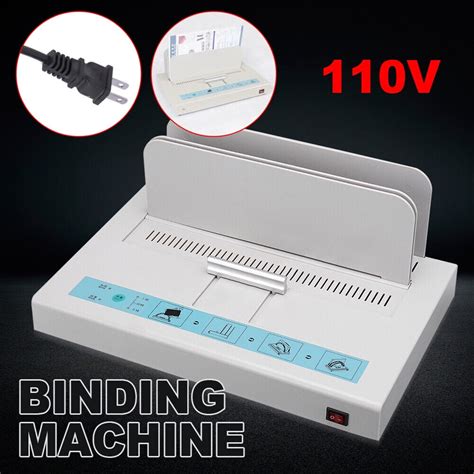 3 Gears Binder Machine Electronic Binder Adjustable A4 Thermal Binding ...