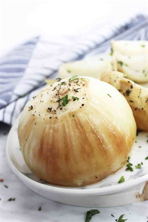 Whole Roasted Onions In Foil Bite On The Side