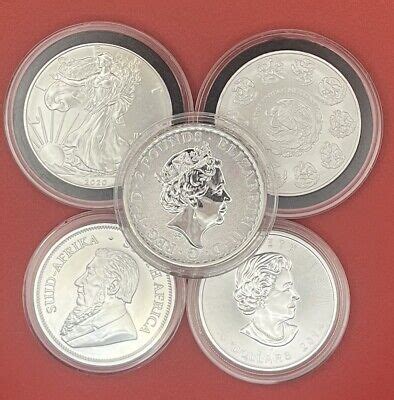 Lot Of Oz Silver Coins World Coin Collection Ebay Silver