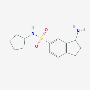 3 Amino N Cyclopentyl 2 3 Dihydro 1H Indene 5 Sulfonamide S841556