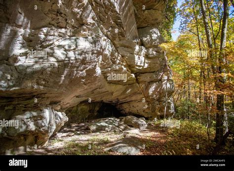 Indian Rock At Cumberland Gap National Historic Park Stock Photo Alamy