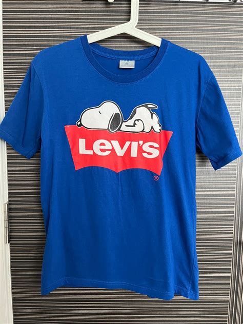 Levis X Snoopy T Shirt Mens Fashion Tops And Sets Tshirts And Polo