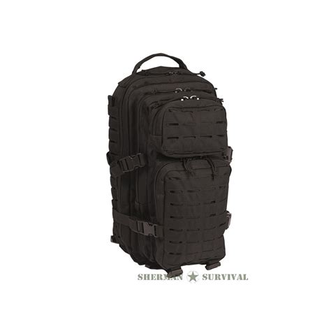 Mochila Assault Laser Negra Sm