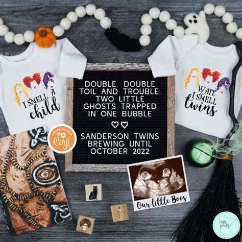 Twin Pregnancy Announcement Ideas