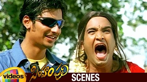 Santhanam Funny Comedy In Lady Getup Simham Puli Telugu Movie Scenes