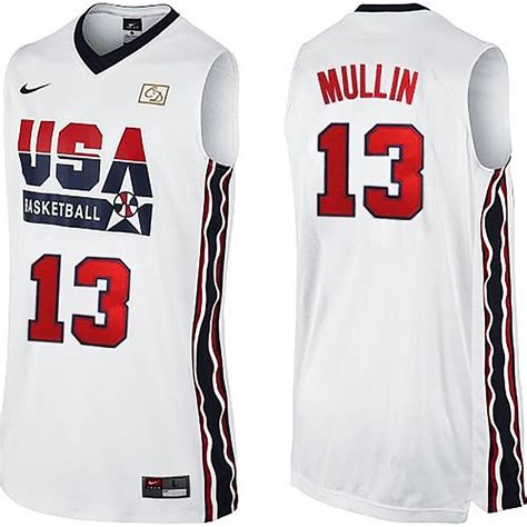 Chris Mullin 1992 Dream Team #13 White Stitched Jersey