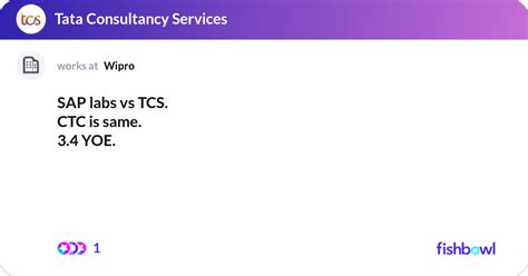 SAP Labs Vs TCS CTC Is Same 3 4 YOE TCS Don T Fishbowl