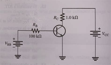 Solved A Base Current Of 50ua Is Applied To The Transistor