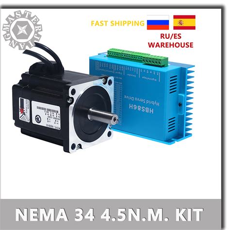 86 movimentação do motor deslizante nema 34 servo motor 86hse4 5n