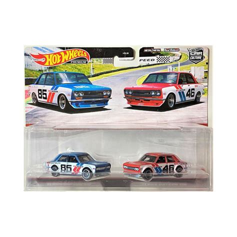 Hot Wheels Premium Car Culture Datsun BRE Racing Team Car Set